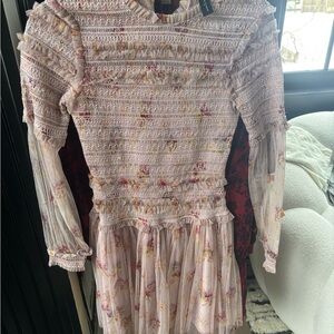 Needle and thread shimmer dress